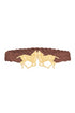 Polo Leather Braided Belt / Camel